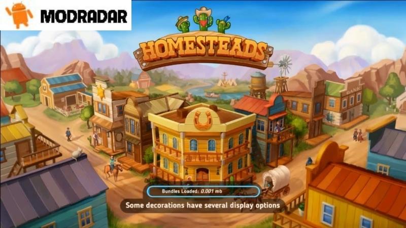 Xây dựng nhà phố ở miền Tây tại trò chơi Homesteads Mod