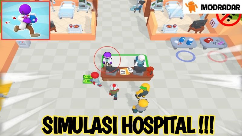 Resort Upgrade in Idle Health Resort Mod game 