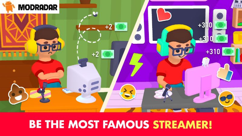 Tìm hiểu về trò chơi Idle Streamer Tycoon Mod