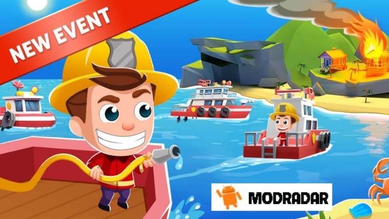 Idle FireFighter Tycoon Mod Cung cấp năng lượng trong Idle FireFighter Tycoon Mod