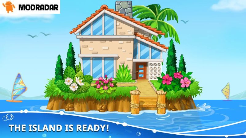Island building! Build a house Mod Introduction about Island building! Build a house Mod