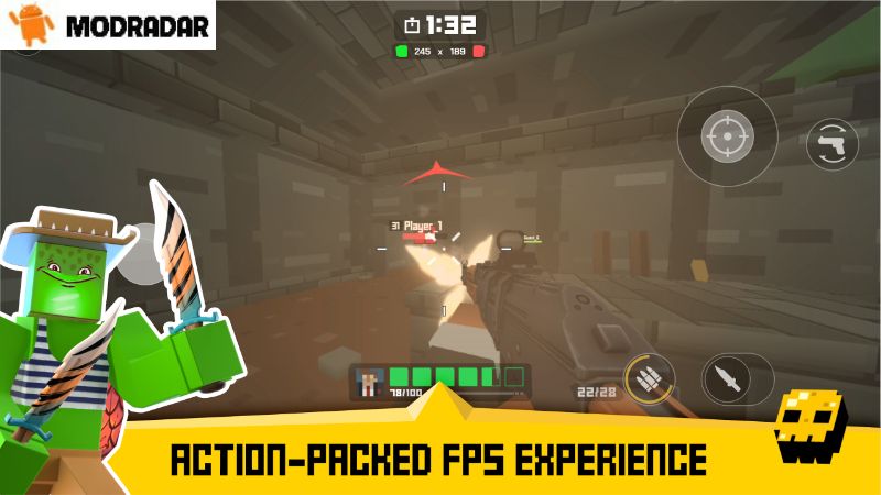 Krunker FRVR 1 - Krunker FRVR mod 1.23.9-prod Tidak terkunci