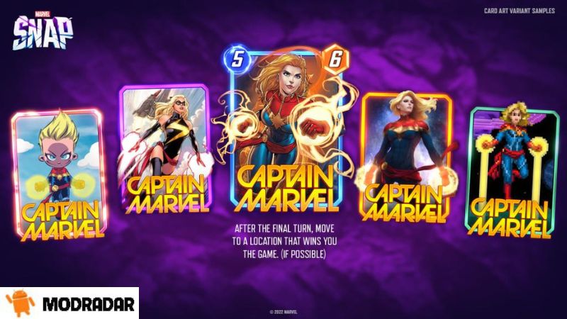 Interesting points in the MARVEL SNAP APK card game