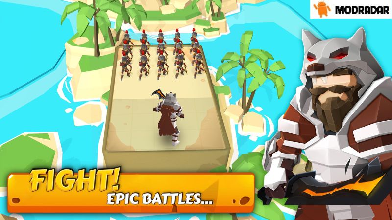 Những điểm hấp dẫn trong trò chơi Merge & Fight Mod
