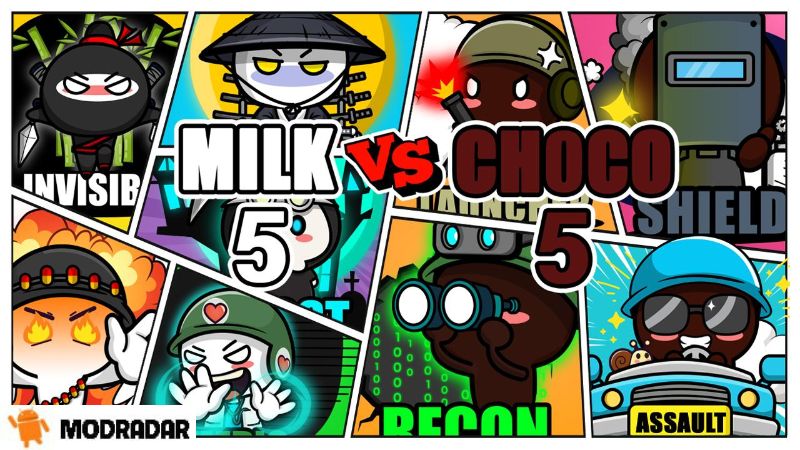 Milkchoco Mod Apk Các nhân vật và chế độ chơi trong Milkchoco Mod Apk