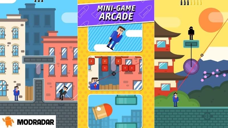 Mr Bullet - Spy Puzzles Mod Tính năng trong Mr Bullet - Spy Puzzles Mod