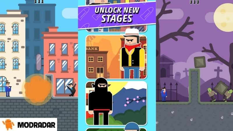 Mr Bullet - Spy Puzzles Mod Các tính năng mới hàng tuần trong Mr Bullet - Spy Puzzles Mod