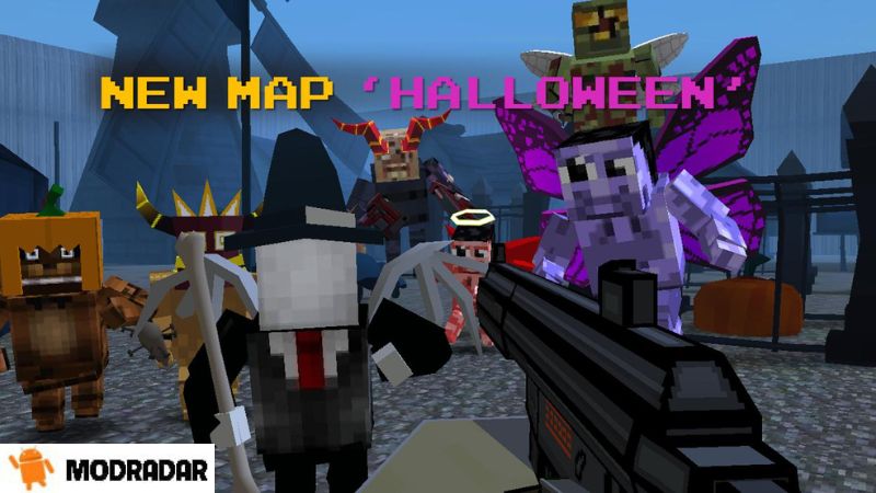 Pixel Z Gunner 3D Mod Atraksi dalam game Pixel Z Gunner 3D Mod