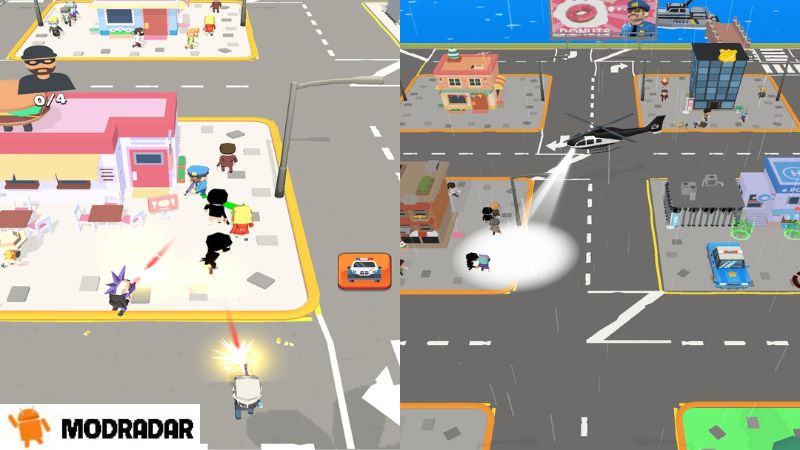 Police Rage Mod The attractions included in the game Police Rage Mod