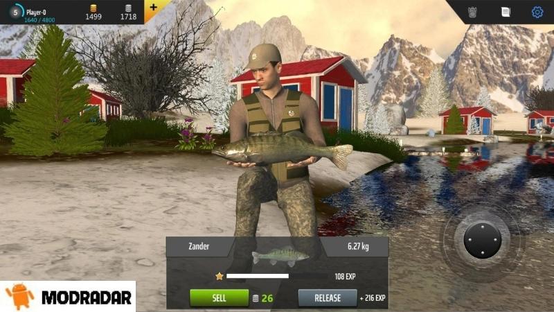 Professional Fishing Mod The attractions in Professional Fishing Mod