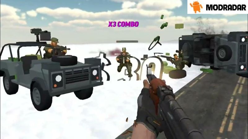 Rambo Shooter: Escape Mod Weapon System and Equipment in Rambo Shooter: Escape Mod