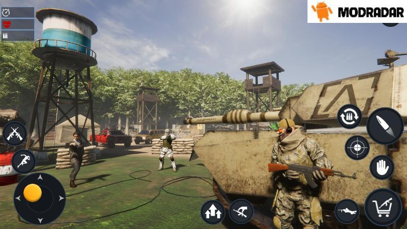 Real Commando Secret Mission Mod Super Characters in Real Commando Secret Mission Mod