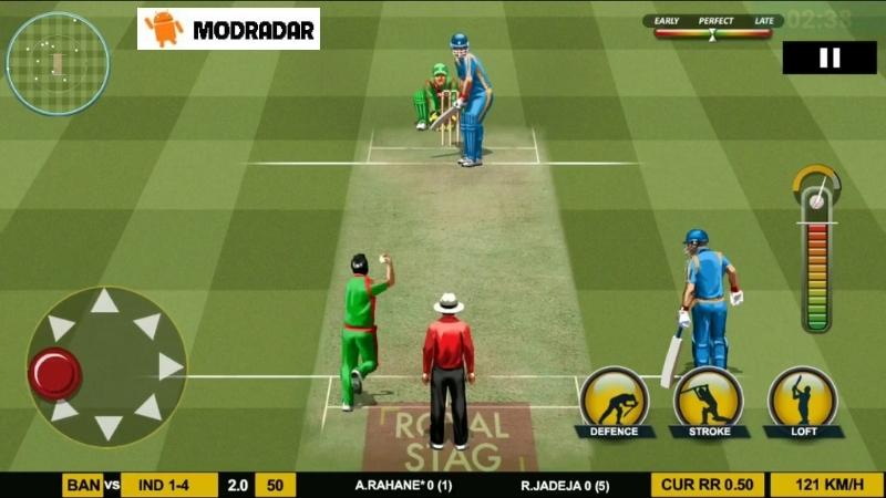Real Cricket 17 1 - Real Cricket 17 Mod Apk 2.8.2 (Vô Hạn Coins) Đấu bóng gậy cùng với Real Cricket 17 Mod