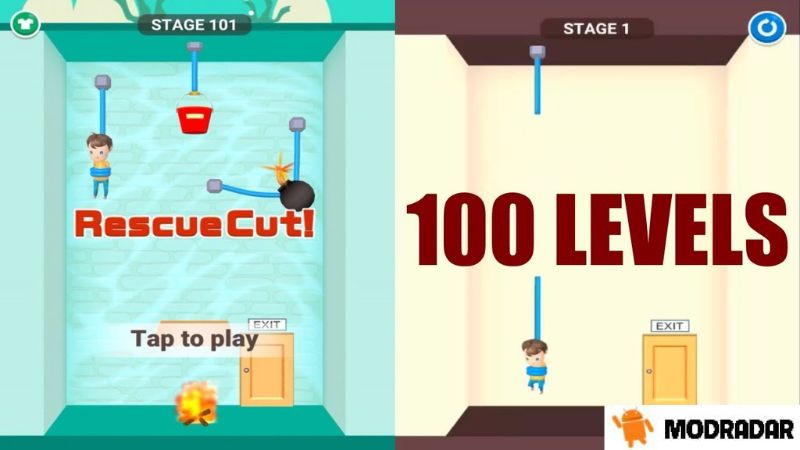 Rescue Cut - Rope Puzzle Mod Rescue Cut - Rope Puzzle Mod