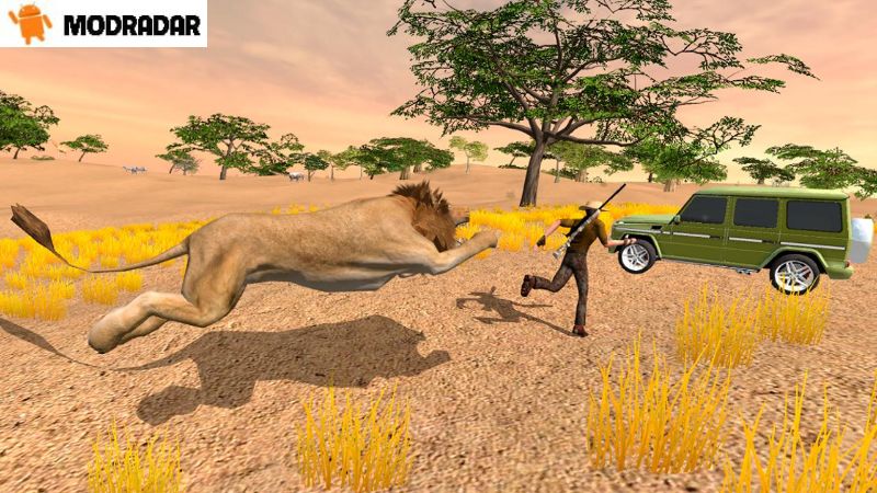 Safari Hunting 4x4 Mod Variety of Vehicles and Weapons in Safari Hunting 4x4 Mod