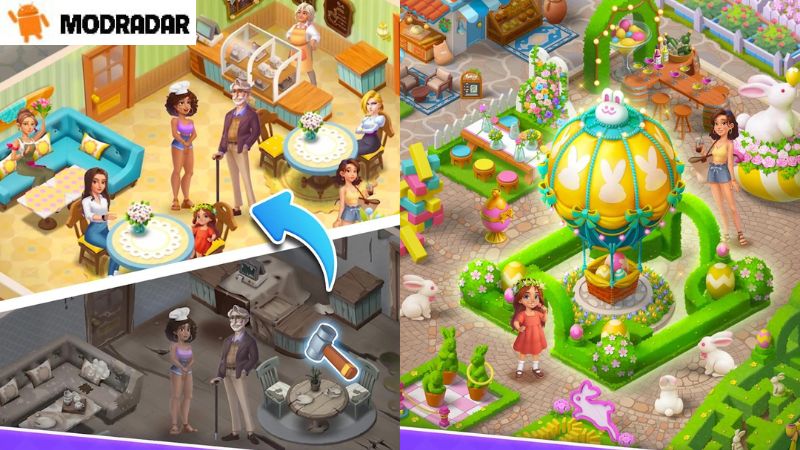 Seaside Escape Mod Đồ Họa trong trò chơi Seaside Escape Mod