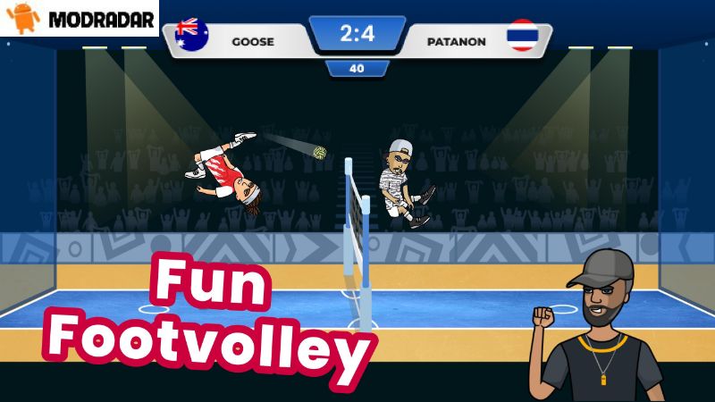 Soccer Spike - Kick Volleyball Mod Những điểm hấp dẫn có trong trò chơi Soccer Spike - Kick Volleyball Mod