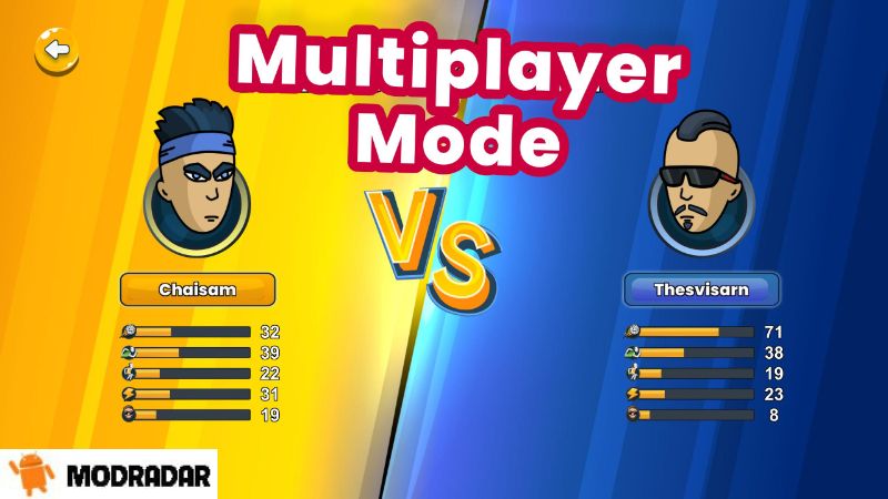 Soccer Spike - Kick Volleyball Mod Đồ họa và âm thanh sống động trong trò chơi Soccer Spike - Kick Volleyball Mod