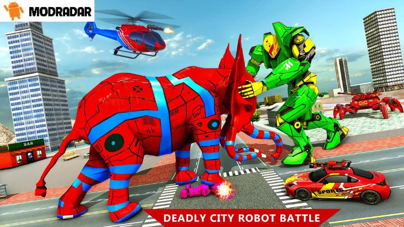 Spider Robot Wars - Tank Robot Mod Những điểm hấp dẫn có trong trò chơi Spider Robot Wars - Tank Robot Mod