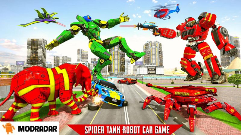Spider Robot Wars - Tank Robot Mod Tìm hiểu về trò chơi Spider Robot Wars - Tank Robot Mod cùng MODRADAR