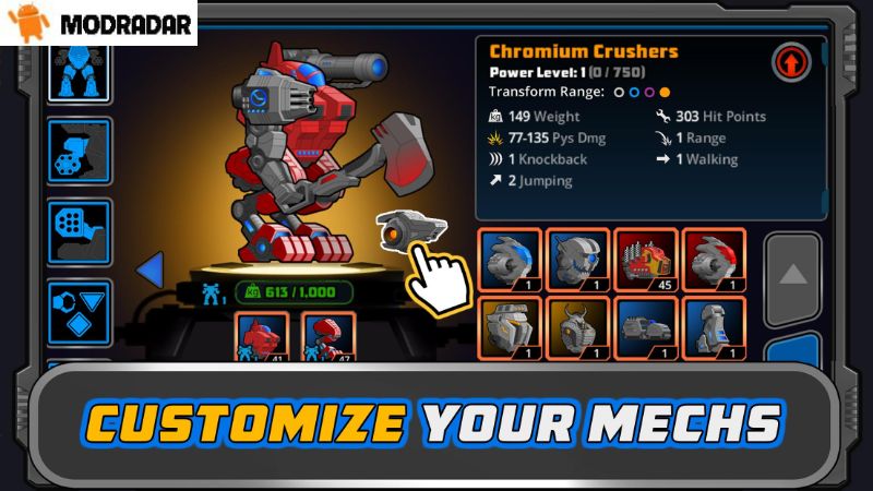 Super Mechs 2 - Super Mechs Mod 7.628.4 (Unlimited Money and Tokens) Super Mechs 2 - Super Mechs Mod 7.628.4 (Unlimited Money and Tokens)