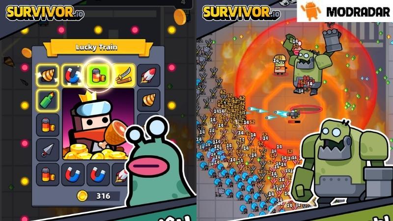 Survivor io 2 - Survivor.io mod v3.6.0 Defense Multiplier, XP Boost, No Reload