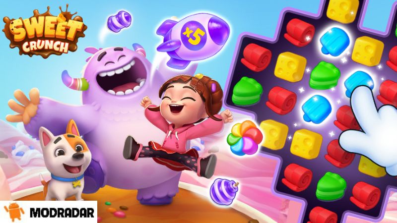 Tìm hiểu về trò chơi Sweet Crunch - Trò Chơi Ghép 3 Mod cùng MODRADAR Tìm hiểu về trò chơi Sweet Crunch - Trò Chơi Ghép 3 Mod cùng MODRADAR