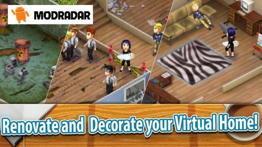 Virtual Families 2 1 - Virtual Families 2 Mod 1.7.16 (Unlimited money, Unlocked) Basic features of Virtual Families 2 Mod