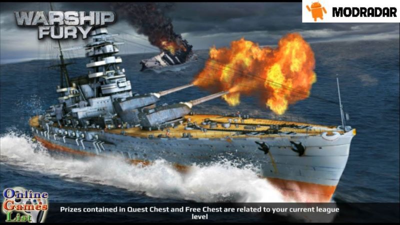 Warship Fury - Warship Fury mod v3.2.0 Tidak terkunci