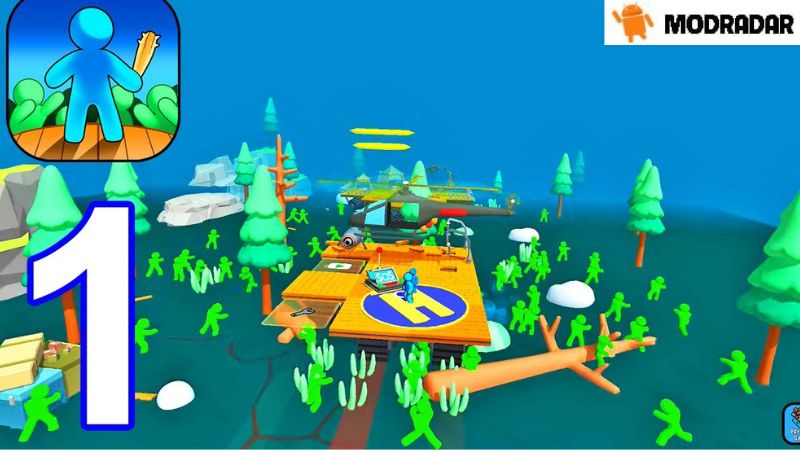 Zombie Raft 1 - Hack Zombie Raft Mod Apk 36.1.3 (Vô Hạn Tiền) Những điểm thú vị trong trò chơi Zombie Raft Mod
