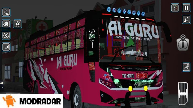 Quản lý trong quá trình chơi American Bus Driving Simulator Apk