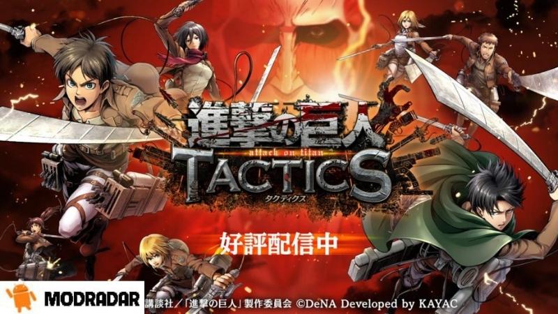 Attack On Titan Tactics 2 - Attack On Titan Tactics mod 1.10.02 (Đóng băng kẻ thù)