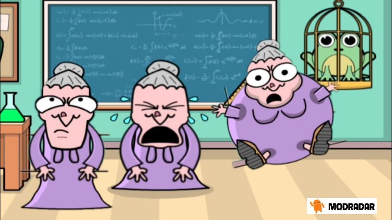 Bash the Teacher! School Prank Mod Apk Độ phản ứng thú vị của giáo viên trong Bash the Teacher! School Prank Mod