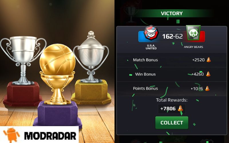 Basketball Rivals: Sports Game Mod Lokasi yang beragam dan kaya di Basketball Rivals: Sports Game Mod