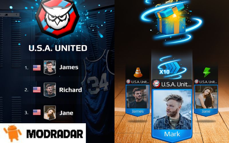 Basketball Rivals: Sports Game Mod Hadiah khusus dari Basketball Rivals: Sports Game Mod