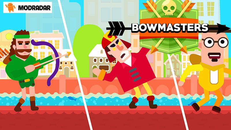 Bowmasters 1 - Hack Bowmasters Mod Apk 6.1.1 (Unlimited Coins, Gems) The advantages that Bowmasters Mod possesses