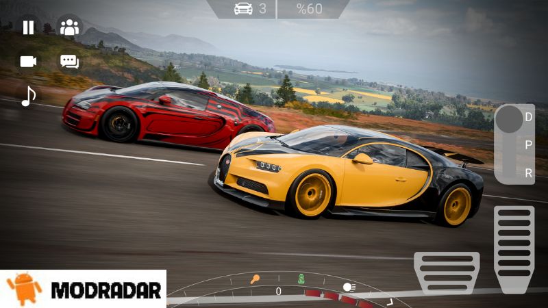 Bugatti City: Drive & Parking Apk Đồ họa 3D trong trò chơi Bugatti City: Drive & Parking Apk