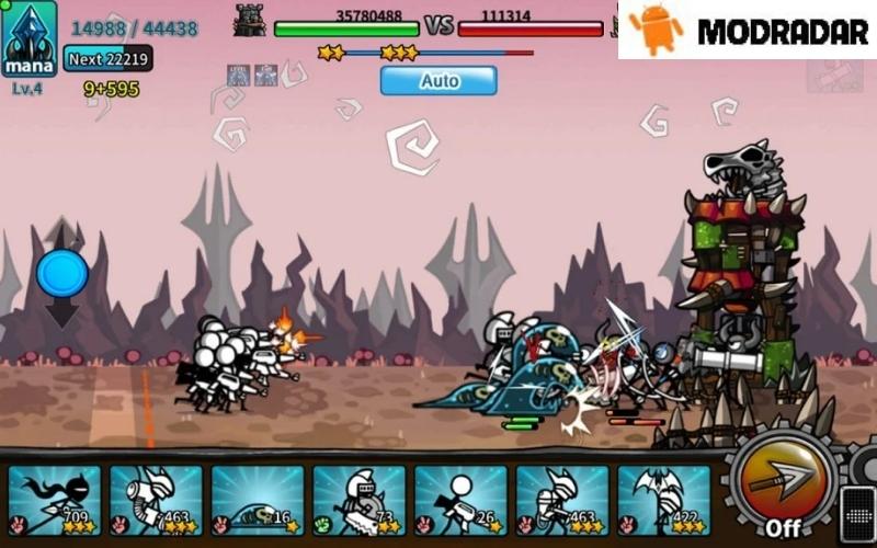 Cartoon wars 3 Mod Lối chơi cổ điển tại Cartoon wars 3 Mod
