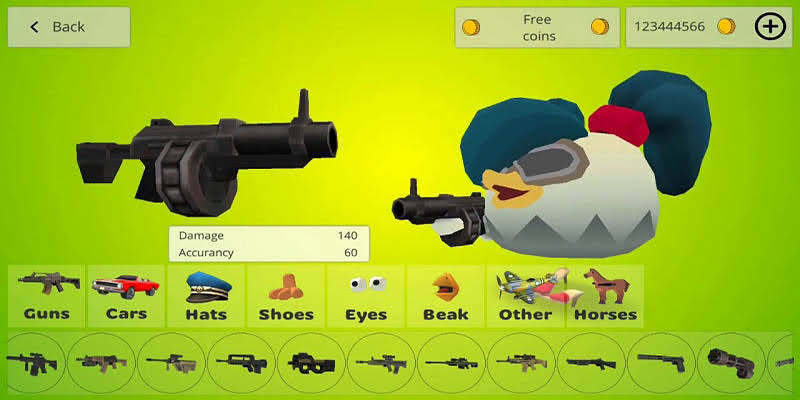 chicken gun mod apk 1 - Chicken Gun Mod APK v4.2.01 (Uang Tak Terbatas) Free Chicken Gun MOD APK to Download for Android