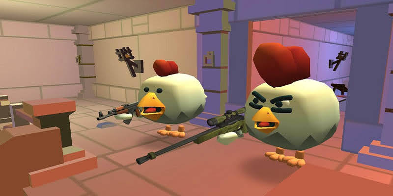 chicken gun mod apk - Chicken Gun Mod APK v4.2.01 (Uang Tak Terbatas) Gameplay Multiplayer dalam Berbagai Mode