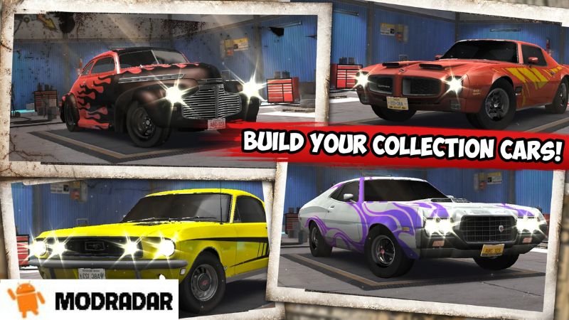 Classic Drag Racing Car Game Mod Lối chơi thú vị của Classic Drag Racing Car Game Mod