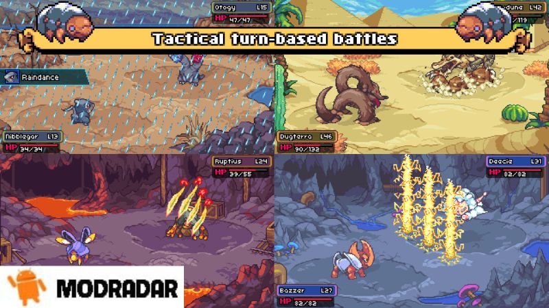 Gameplay yang menarik dari Coromon Mod