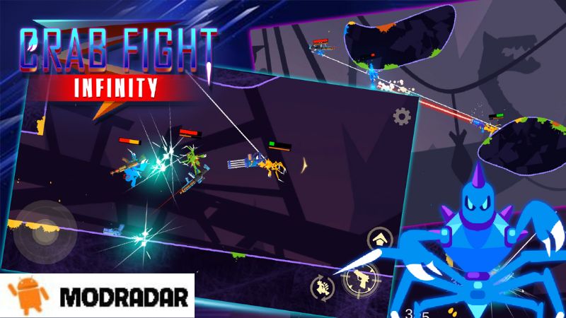 Crab Fight Infinity Mod Introduction about Crab Fight Infinity Mod game