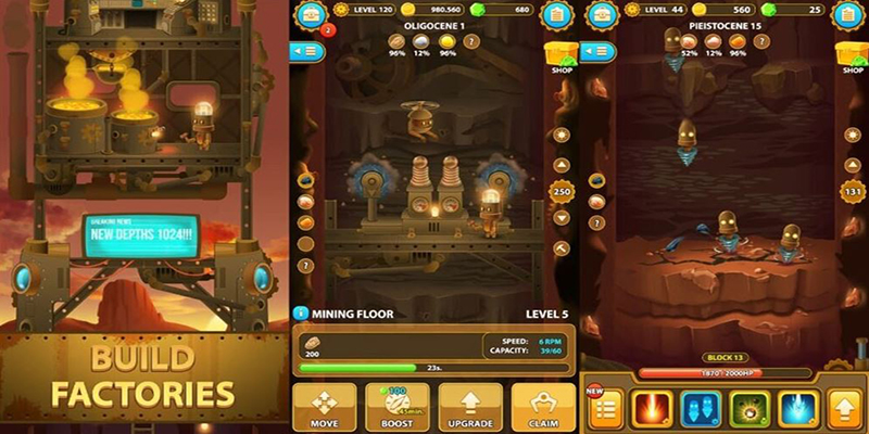Deep Town: Mining Factory Mod Apk