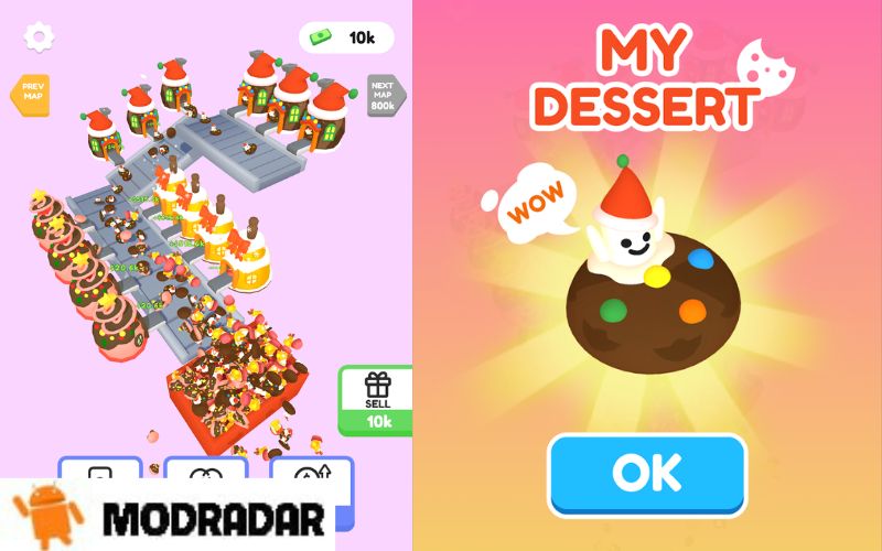 Challenge system in Dessert Factory Idle Mod