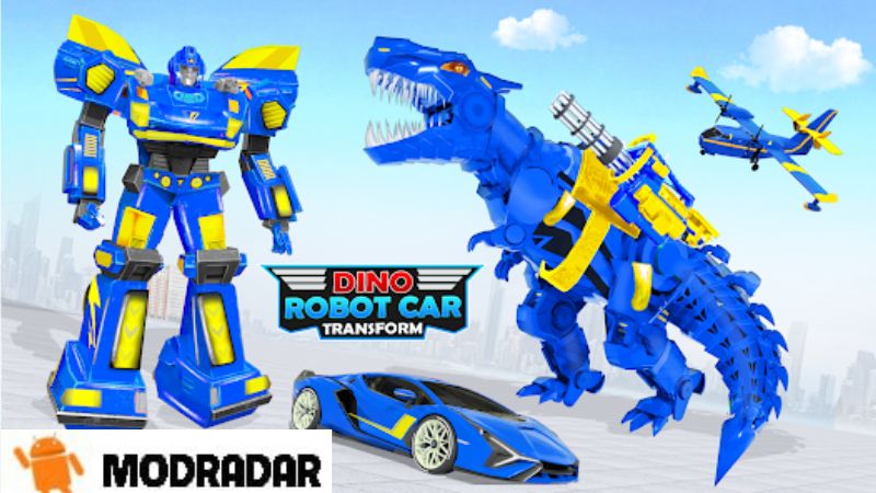 Dino Transform Robot Car Game Apk Giới thiệu về tựa game Dino Transform Robot Car Game Apk