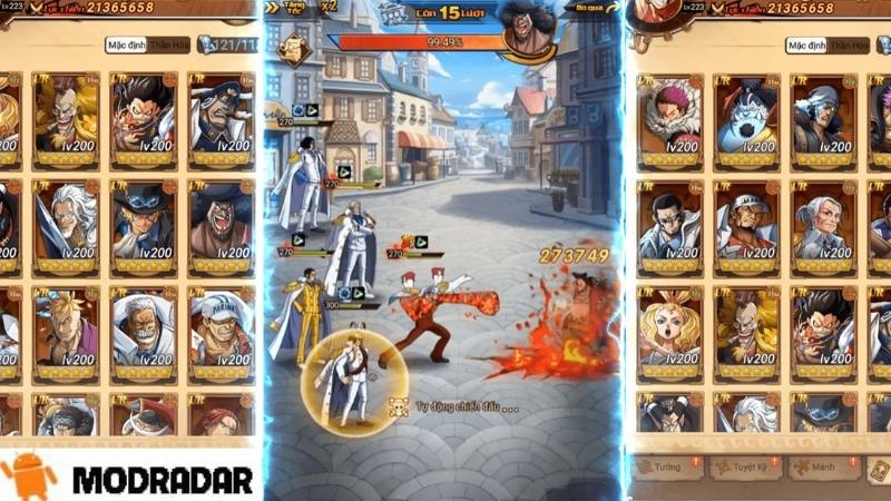 Đồ hoạ hấp dẫn trong tựa game Đại Chiến Tân Thế Giới Mobile Mod