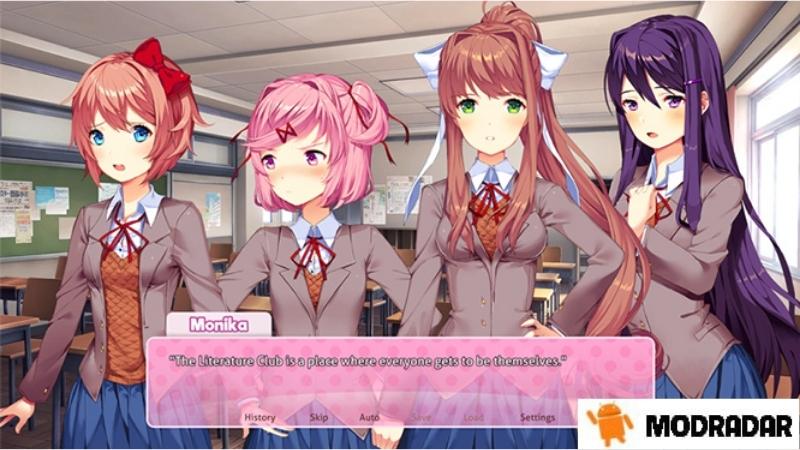 Doki Doki Literature Club Mod Đồ họa và âm thanh Doki Doki Literature Club Mod