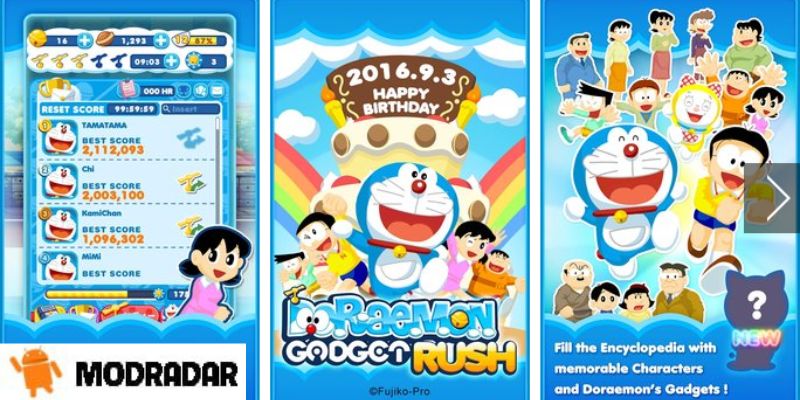 Interesting gameplay of Doraemon Gadget Rush Mod Interesting gameplay of Doraemon Gadget Rush Mod