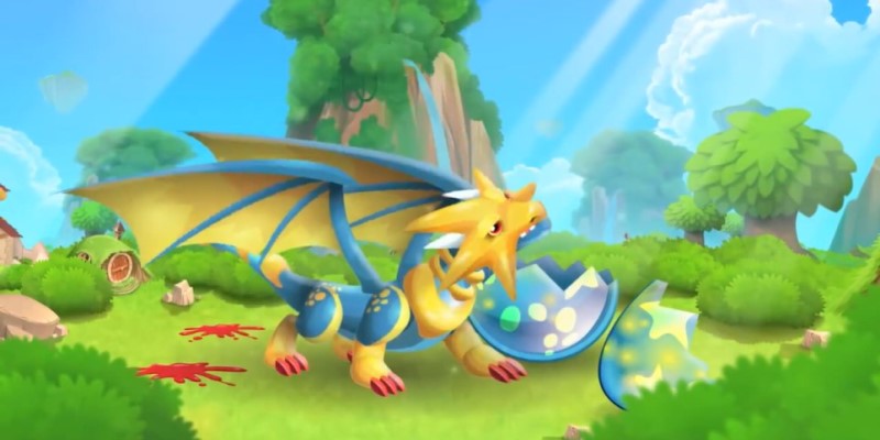 dragon city your dragon grow up